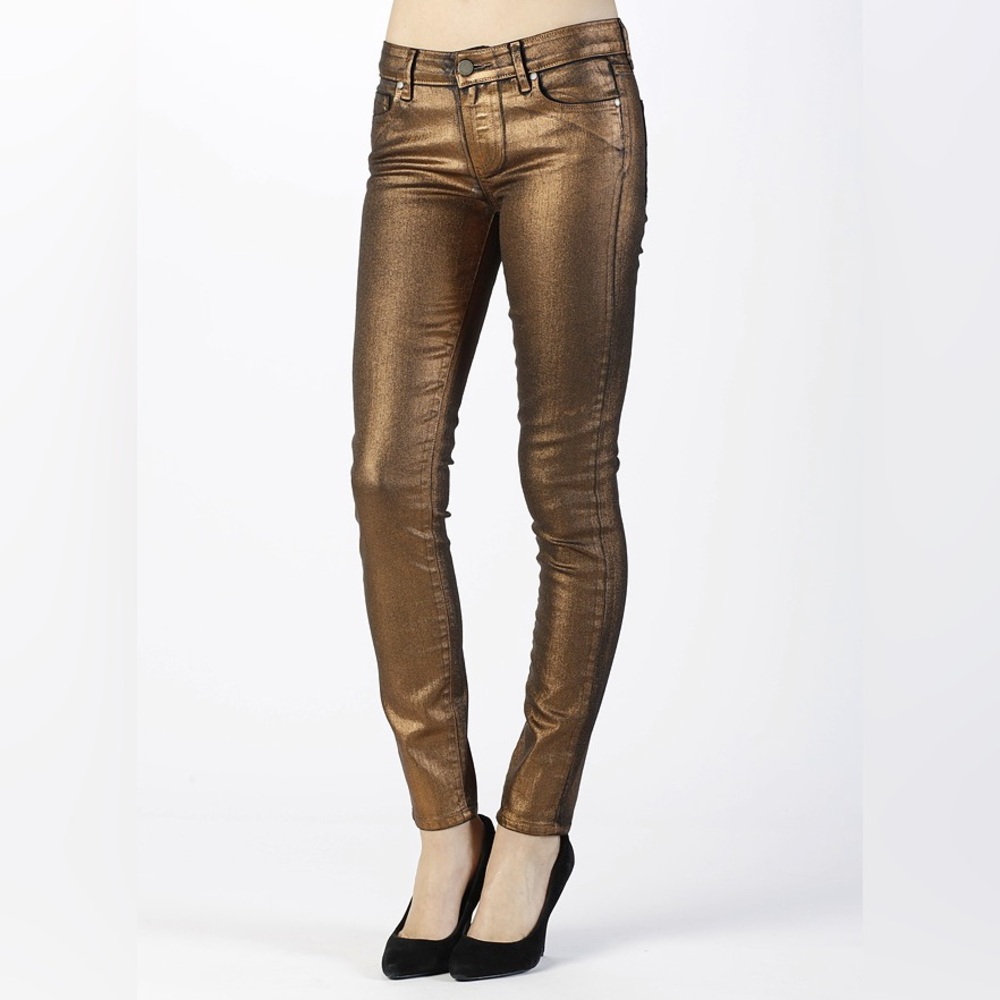 Paige Verdugo Ultra Skinny Jeans Coated denim